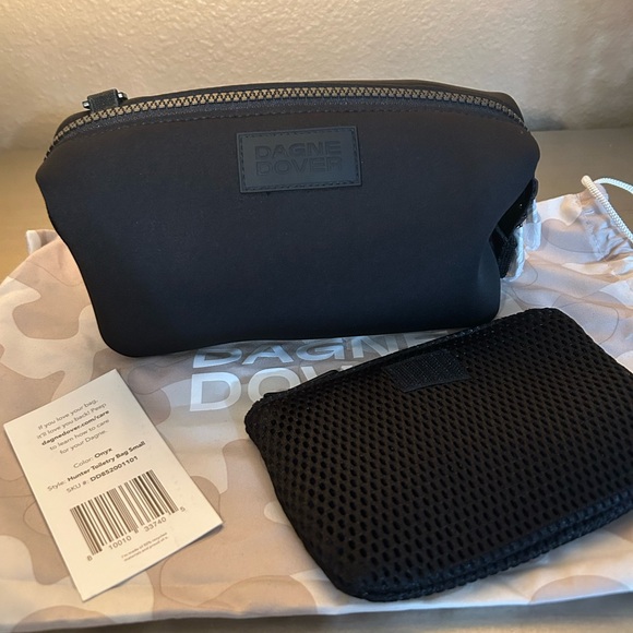 Dagne Dover Hunter Toiletry Bag Small in Onyx - Picture 1 of 4